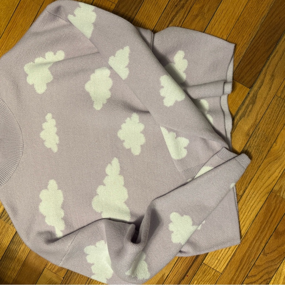 Urban Planet Kids Lavender Cloud Sweater